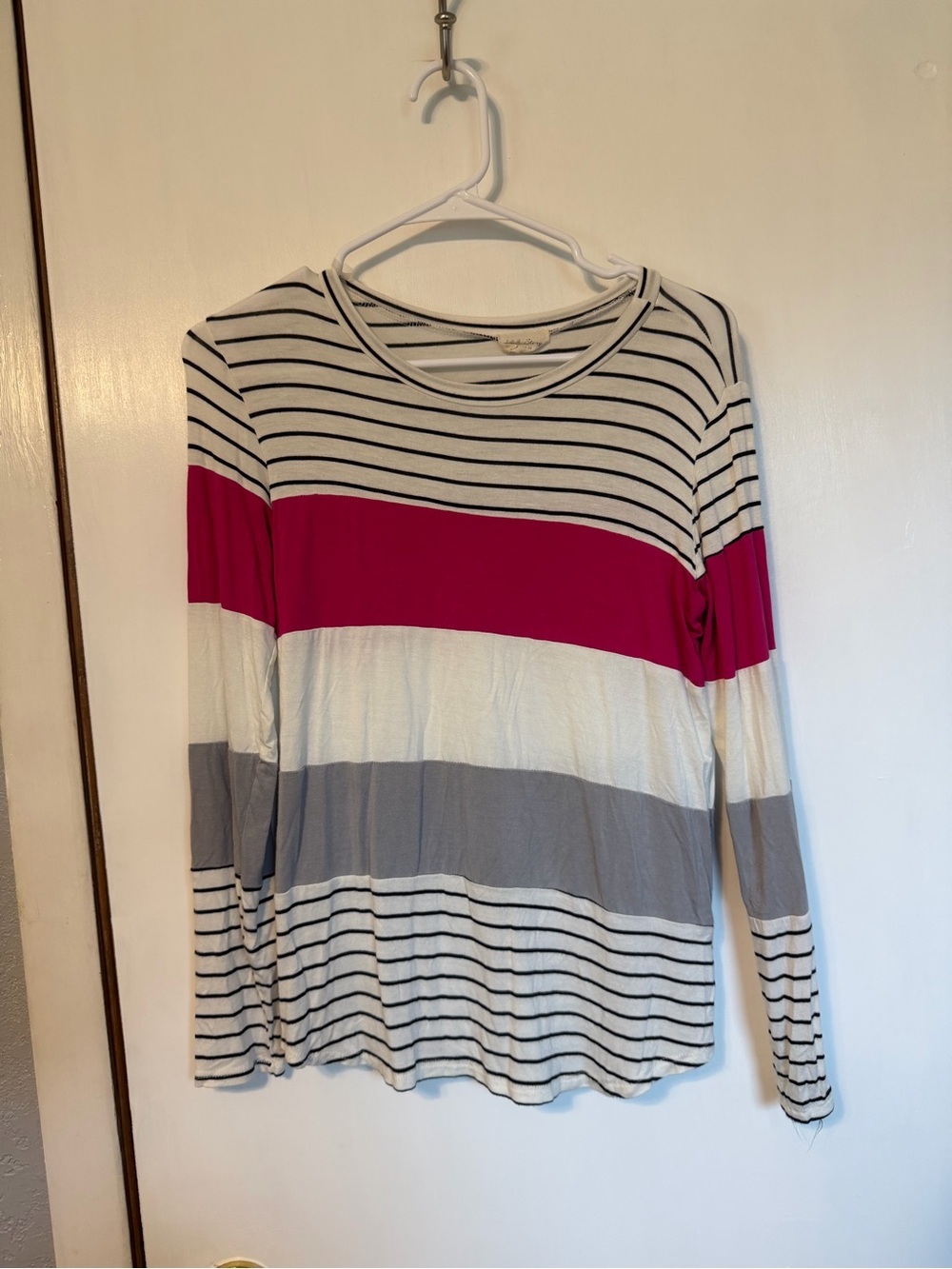 1.4.3. Story by Line Up Black-and-White Striped Tee